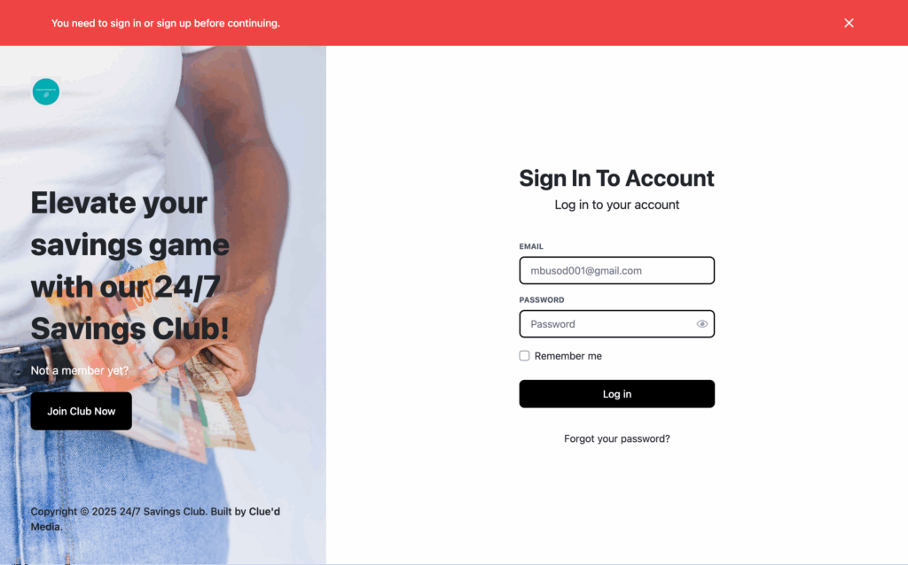 A savings club that seeks to empower the 24Seven Savings Club