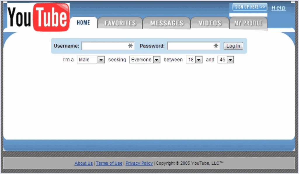 Old YouTube UI